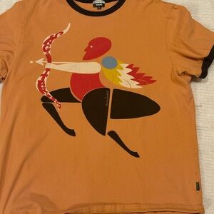 Paul Smith Orange and Black T-Shirt